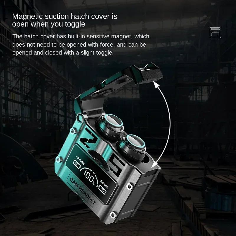 2026 New M25 TWS wireless headphones,Bluetooth 5.3headphones,  sports headphones, LED digital display stereo headphones
