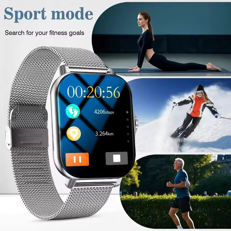 2026 Smart Watch 1.83"Screen Bluetooth Call Heart Rate Blood Oxygen Health Monitor Sports Smartwatch Women Men Holiday Gifts New