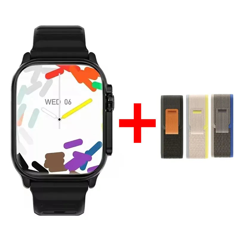 New Watch T900 U2 Smart Watch 49mm 2026 New NFC Men Women GPS Track Bluetooth Call BT Music Games Wireless Charging Smartwatch