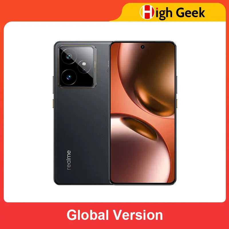 EU Version realme GT 7 5G AI Smartphone MTK Dimensity 9400e 6000nits Pro-Esports Display 7000 mAh Battery 120W Ultra Charge