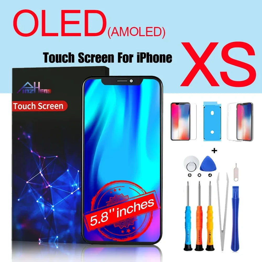 PINZHENG High Quality Screen AMOLED INCELL LCD OLED OEM For iPhone 11 12 13 Mini Pro Max XS XR MAX Display Replacement With Tool
