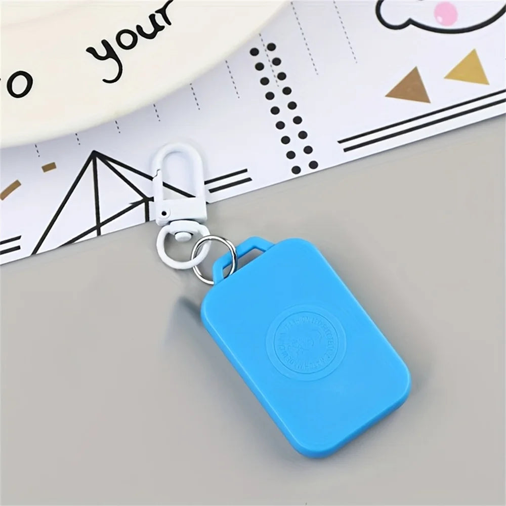 1/4pcs LED Keychain Pocket Watch Digital Display Electronic Watch for Youngster Student Backpacks Keys Pendant Timepiece Present