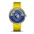 TIMEARTX 2026 New Men's Sports Watch Unique Earth Pointer Design Silicone Strap Waterproof High Quality Watch