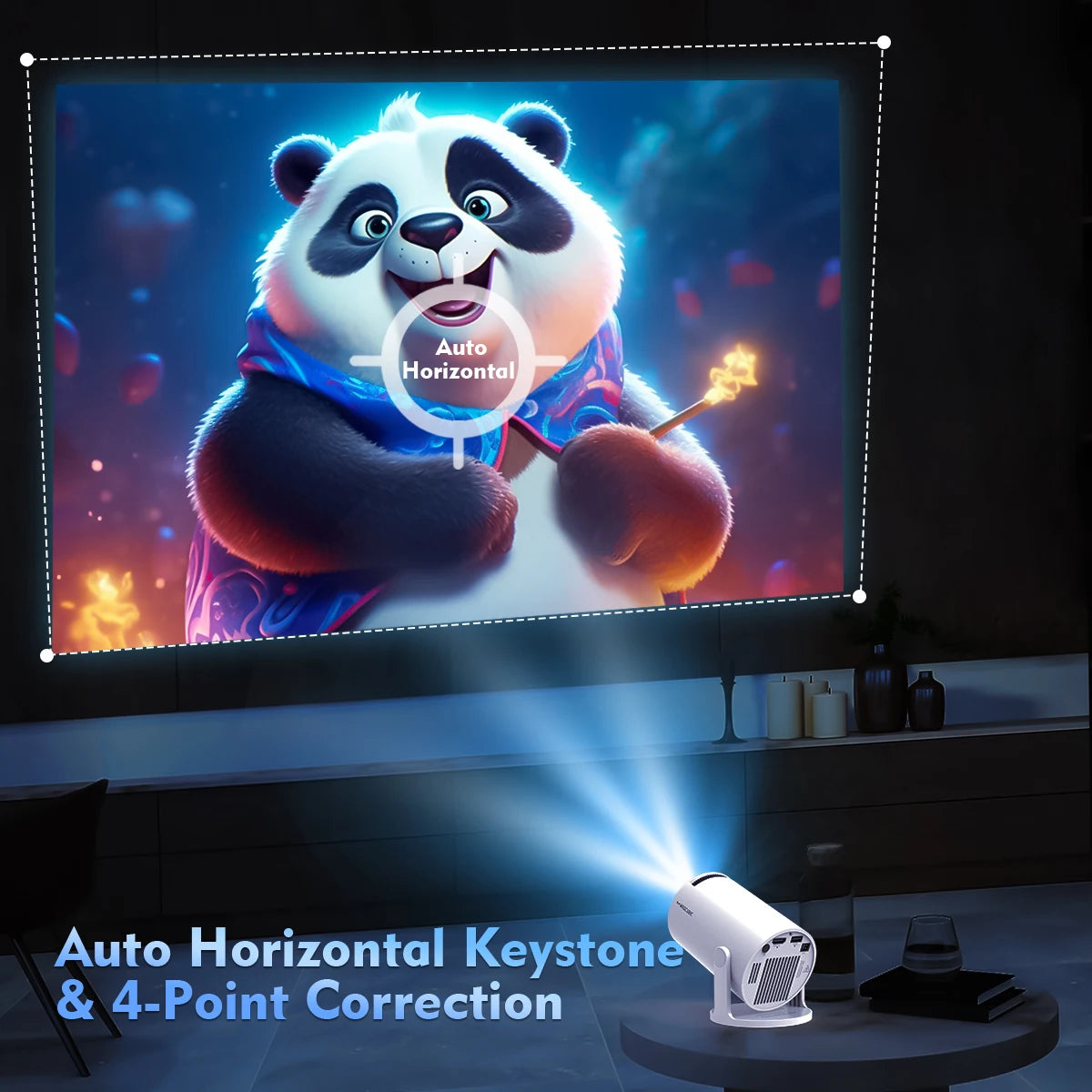 Magcubic Projector 8K Android 14 HY300 Pro Wifi6 290ANSI Allwinner H726 BT5.4 1080P 1280*720P Cinema Outdoor portable Projetor
