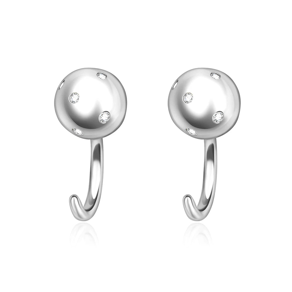 925 Sterling Silver 2026 New Earrings Sparkling Zircon Studs, 3 Color Gold/Rose Gold/Silver Fashion Accessory For Daily Use