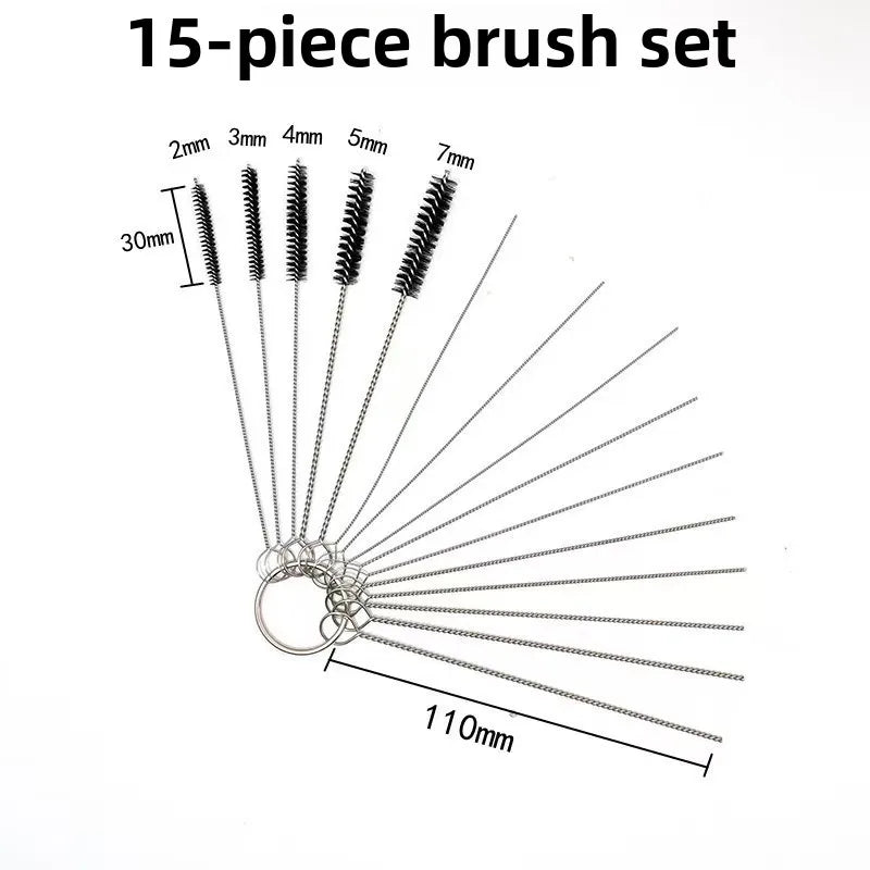 Carburetor Carbon Dirt Jet Remove Cleaning Needles Brushes Cleaner Tools for Automobile Motorcycle ATV Welder Carb Chainsaw