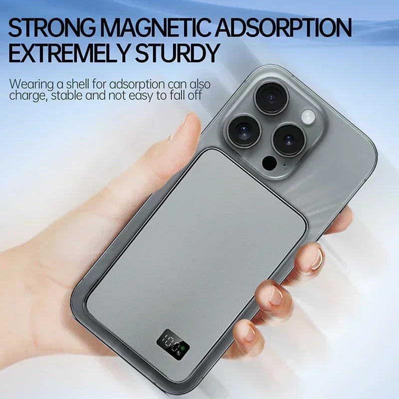 Lenovo Large Capacity Magnetic Power Bank  20W Wireless Fast Portable Charger for Magsafe Powerbank for iPhone Samsung 2026 New