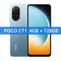 Global Version POCO C71 Smartphone UNISOC T7250 Processor Immersive 6.88" Display 32MP Al Dual Camera 15W Charging 5200mAh