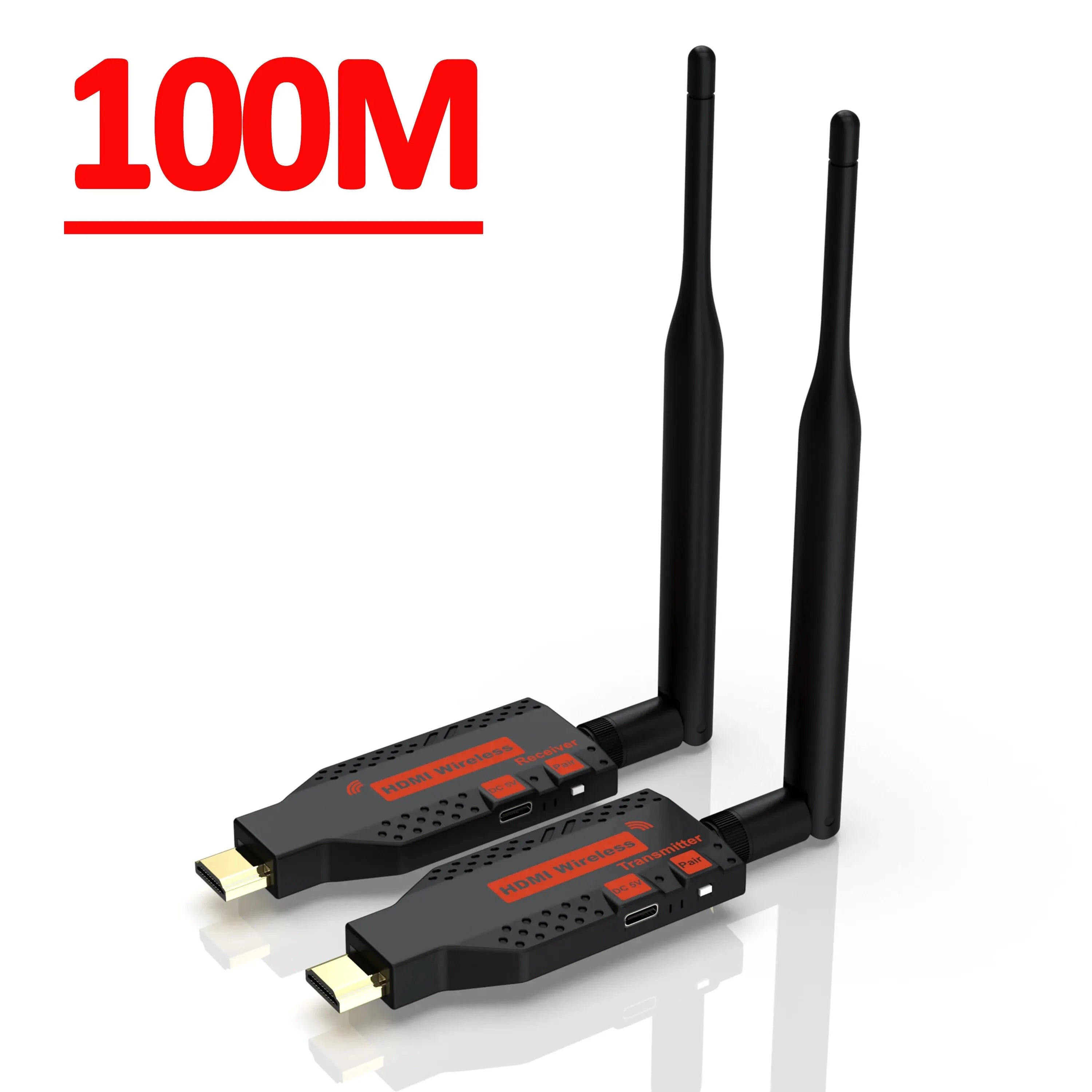 1080P 150m Wireless HDMI-Compatible 1 TX to 4 Splitter Video Transmitter Receiver for PS4 Camera Laptop PC to TV Monitor