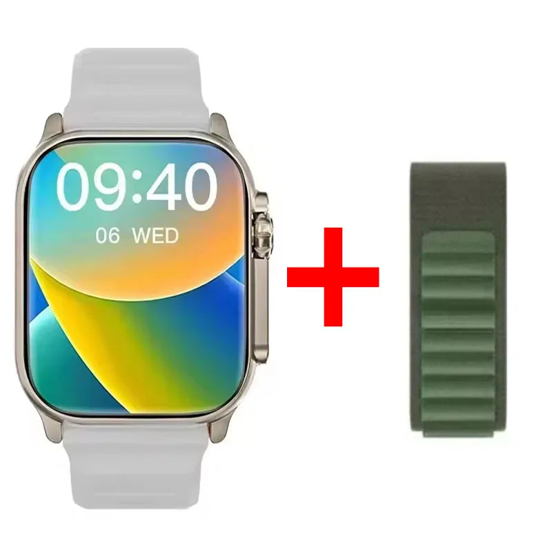 New Watch T900 U2 Smart Watch 49mm 2026 New NFC Men Women GPS Track Bluetooth Call BT Music Games Wireless Charging Smartwatch