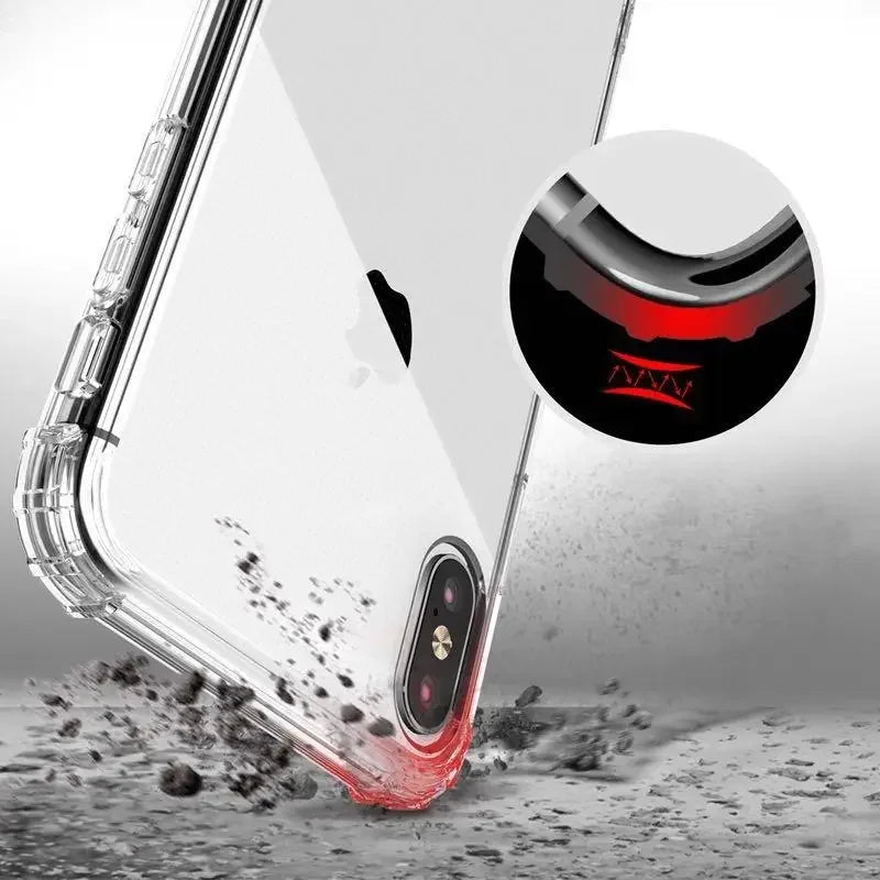 Drop Protection Clear Soft TPU Case for Iphone 17E 17 pro max 16e air X XS MAX XR 16E 11 12 13 14 plus 6 7 8 15 16 Cover