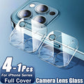 3pcs HD Camera Lens Protection Glass Film For iPhone 16 14 15 Pro Max Plus Full Cover Lens Protector For 13 11 12 PRO Mini
