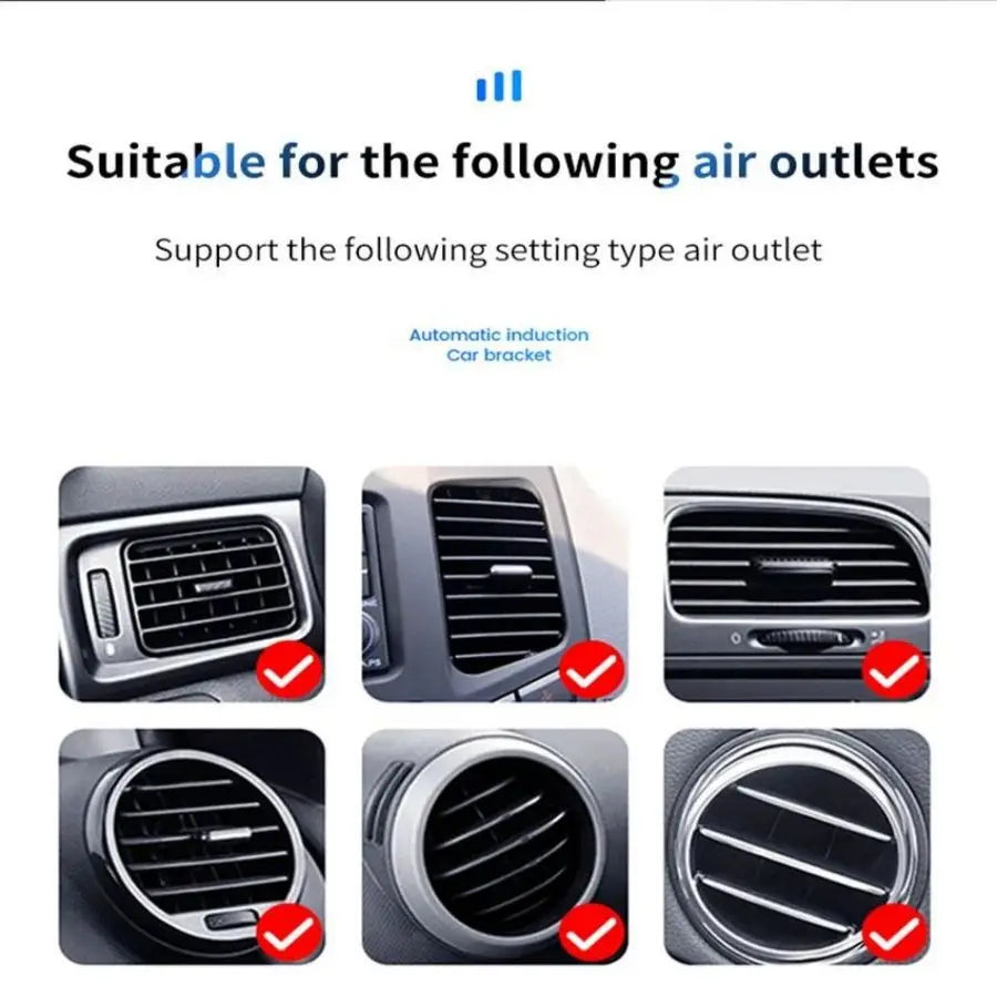 15W Fast Car Wireless Charger Stand Compatible with iPhone1716 15/14/13/12 pro Max Mini - Magnetic Macsafe Air Vent Phone Holder