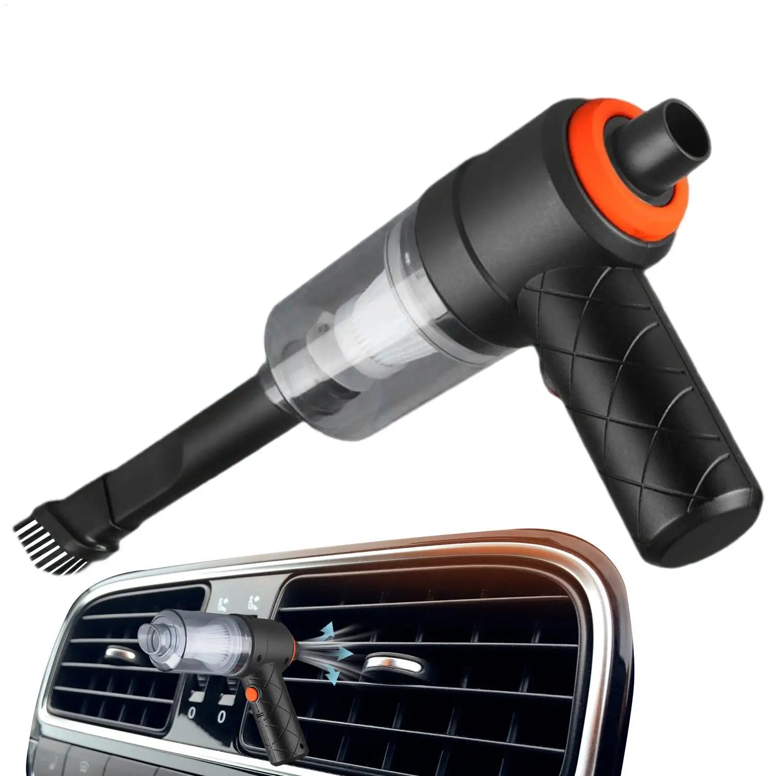 6000pa Wireless Mini Car Vacuum Cleaner, Duall Purpose Pet Hair Dryer With Suction And Blowing Function,Vacuum Carpet Cleaner