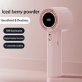 Lenovo Portable Refrigeration Fan Handheld Turbo Fan 100 Gears Adjustable USB Rechargeable Mini Personal Fan for Travel Camping