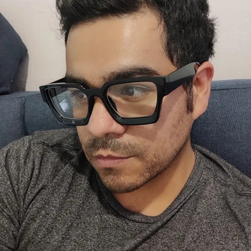 New Transparent Computer Glasses Frame Women Men Anti Blue Light Square Eyewear Blocking Glasses Optical Spectacle Eyeglass ﻿