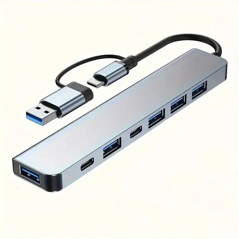 USB 3.0 Hub Type-C to 7 Port USB HUB USB3.0 Adapter Multi Splitter High Speed 5Gbps With USB C For Macbook PC Laptop Accessories