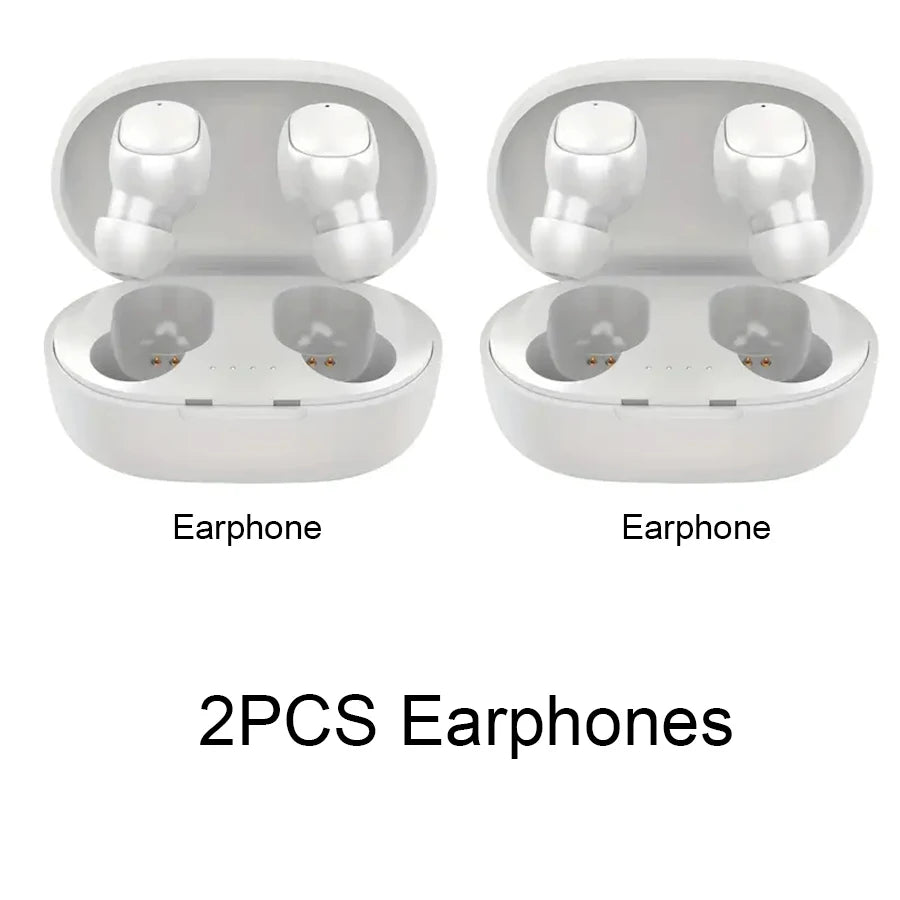 TWS A6S Wireless Bluetooth Headset Earbuds Noice Cancelling Earphone Bluetooth Headphones with Mic for Huawei Xiaomi Redmi