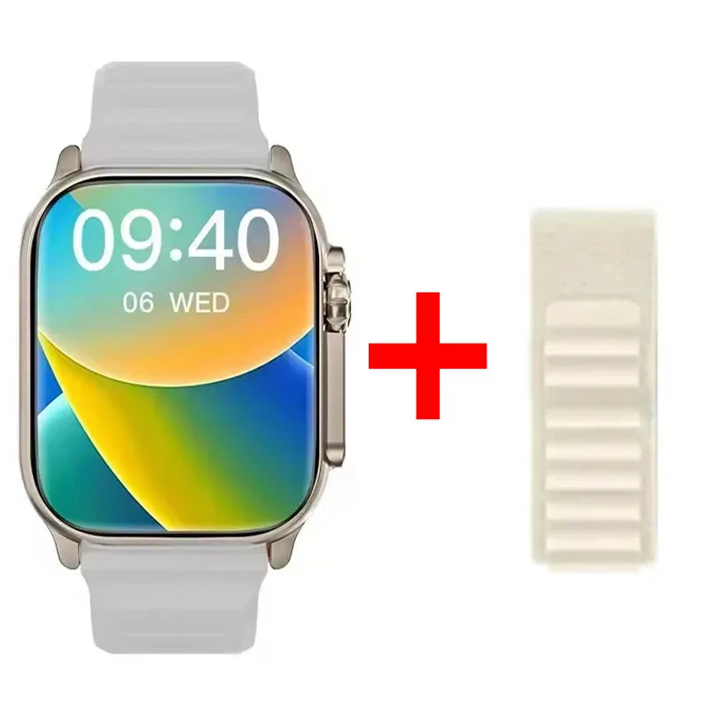 New Watch T900 U2 Smart Watch 49mm 2026 New NFC Men Women GPS Track Bluetooth Call BT Music Games Wireless Charging Smartwatch