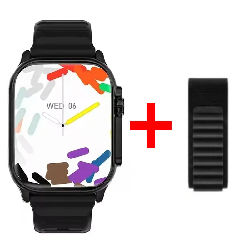 New Watch T900 U2 Smart Watch 49mm 2026 New NFC Men Women GPS Track Bluetooth Call BT Music Games Wireless Charging Smartwatch