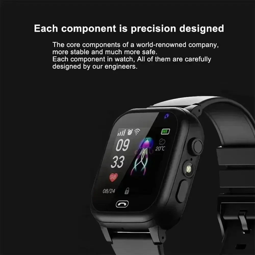 VIVO 4G Kids Smart Watch Mini Kids Phone with Call SOS Camera 3 in 1 Cartoon Watch Girl Boy Birthday Christmas Gift 2026New