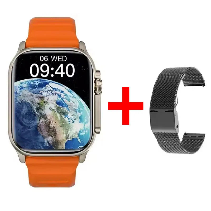 New Watch T900 U2 Smart Watch 49mm 2026 New NFC Men Women GPS Track Bluetooth Call BT Music Games Wireless Charging Smartwatch