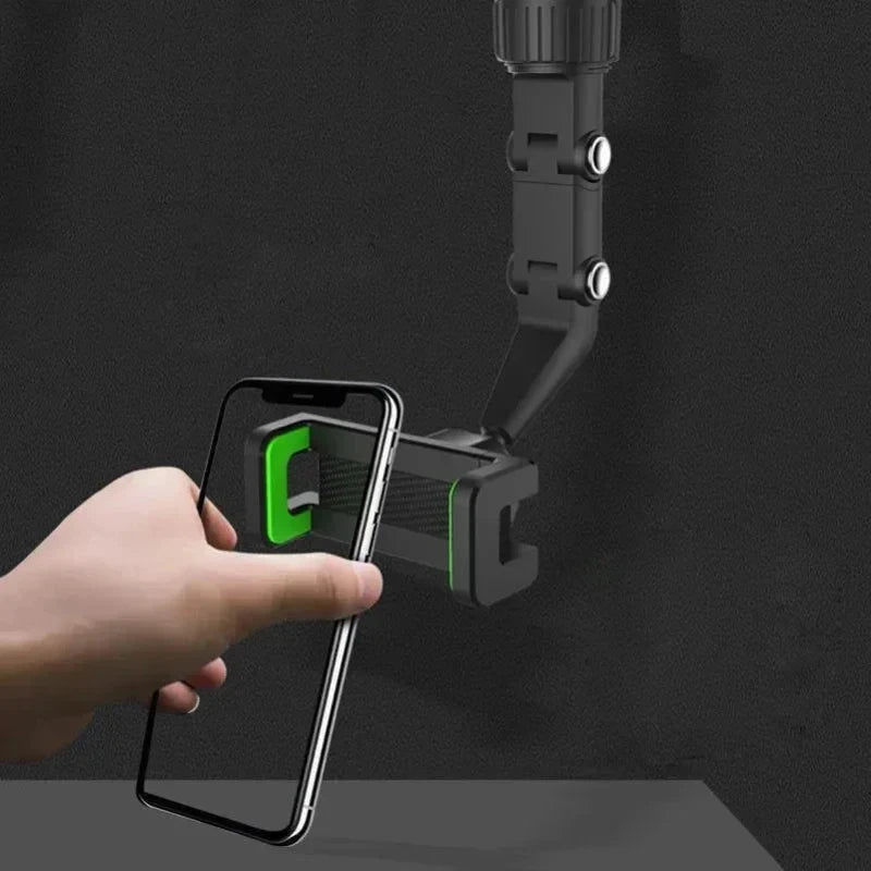 Car rearview mirror mobile phone holder car navigation fixed buckle type multi scene universal support bracket