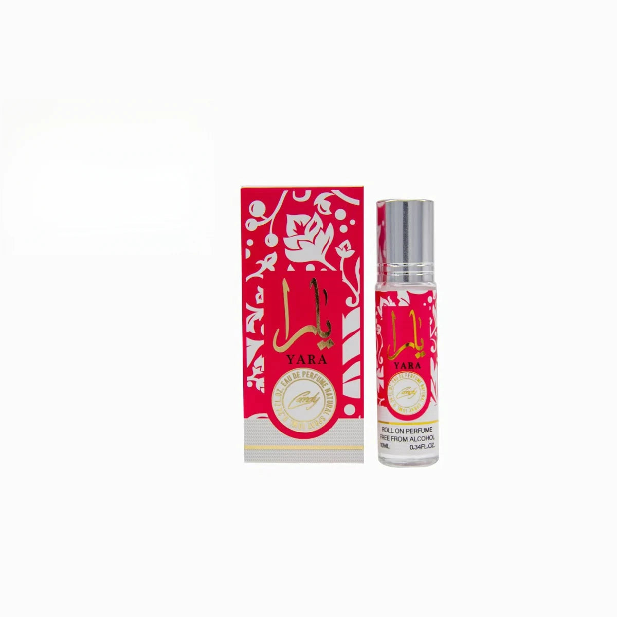 10ml YARA Roll-On Fragrance, Unisex Long Lasting Light Scent, Middle East Style Eau de Parfum Oil