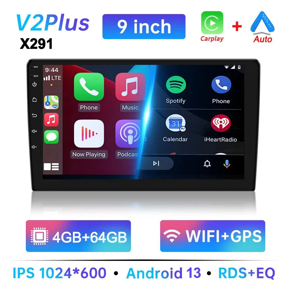 7/9/10 inch Universal Android 13 Car Radio 32G/64G Autoradio android 2 Din car radio GPS BT Central Multimedia Smart car systems