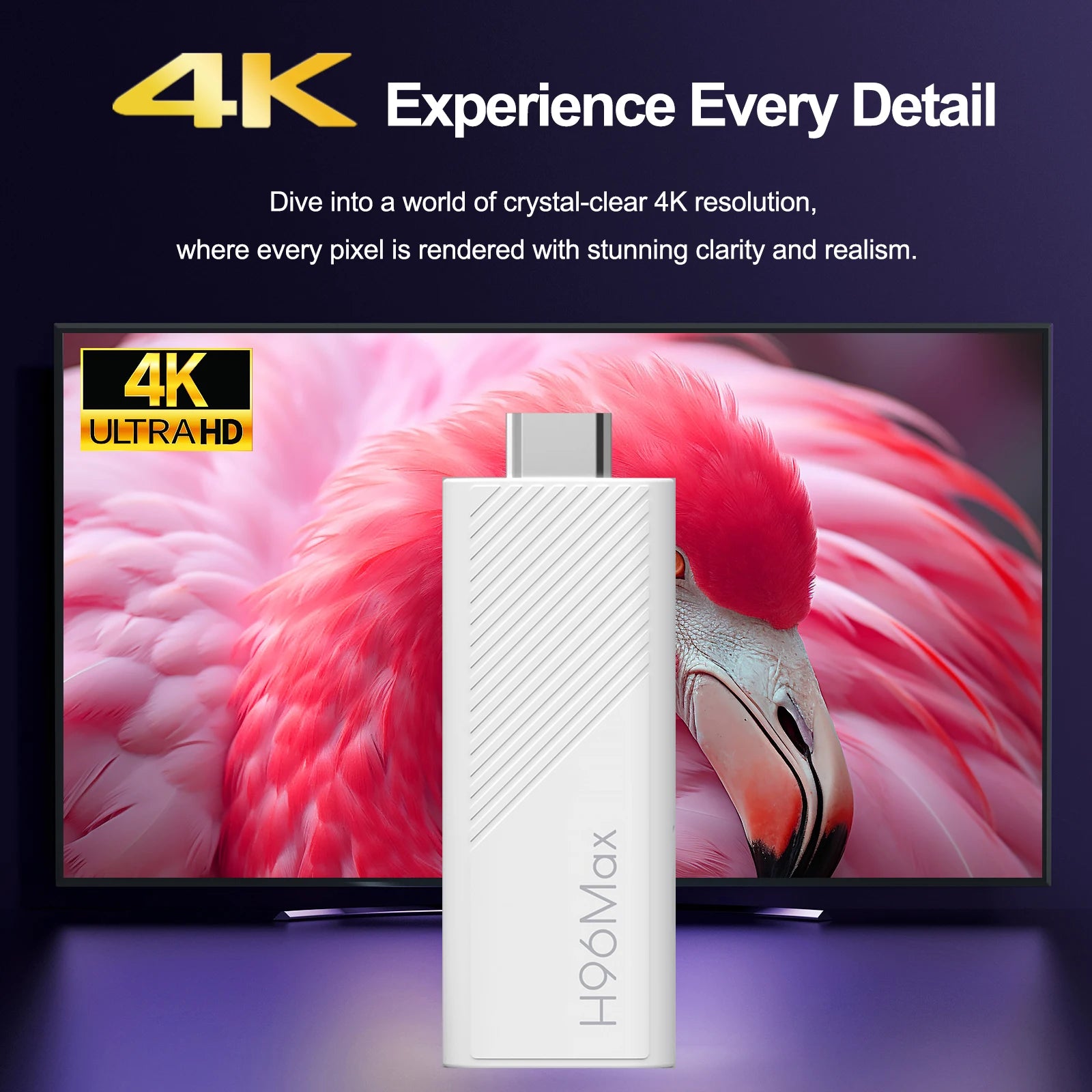 H96 Max H313 Android TV Stick Allwinner Quad Core 4K Wifi6 BT Voice Assistant Remote Game Media Player Smart TV Box