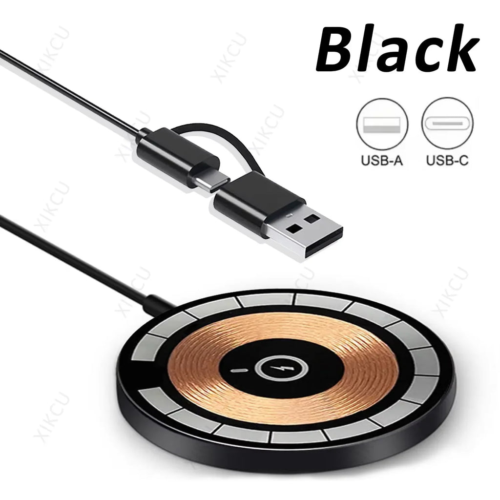 Magnetic Phone Wireless Charger Pad For Magsafe iPhone 16/16Pro Max 15 14 13 12 Samsung AiPods Pro 3 Fast Charging Station