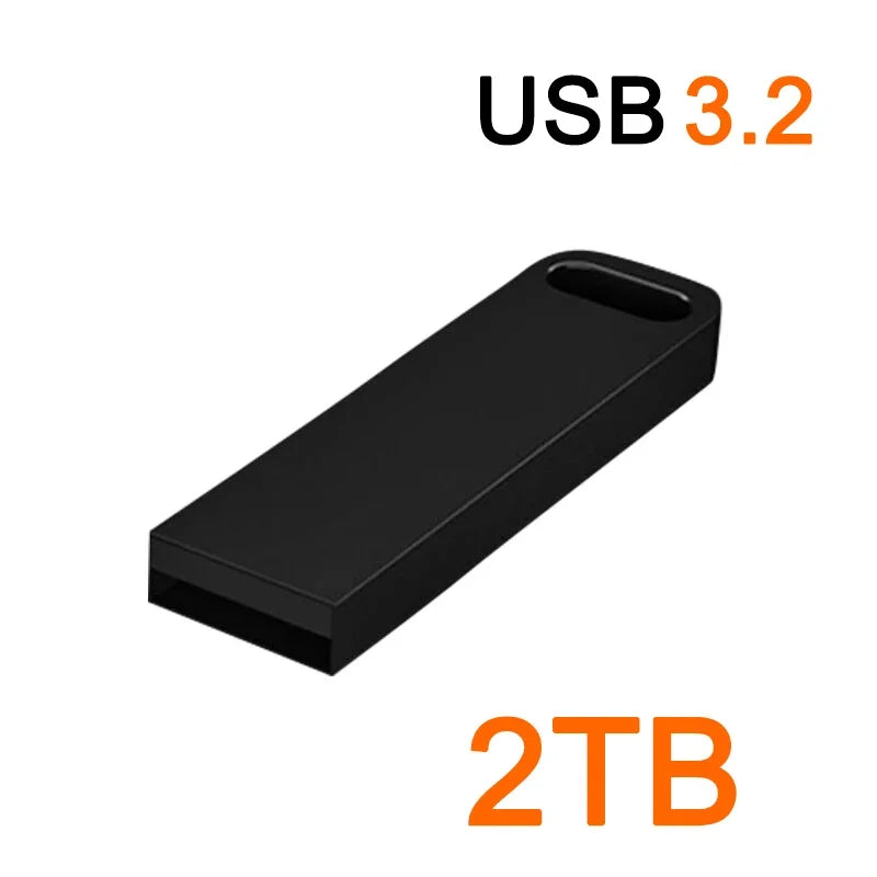2TB USB 3.2 Flash Drive High Speed Metal U Disk TypeC Memory Stick Waterproof SSD Storage PC Phone Data Transfer Portable 2026