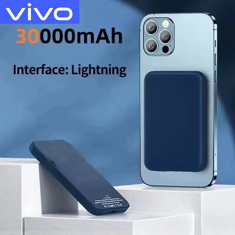 VIVO 500000mAh Magnetic Power Bank Wireless Durable Portable Fast Charger Large Capacity for Magsafe for iPhone 17/16/15/14