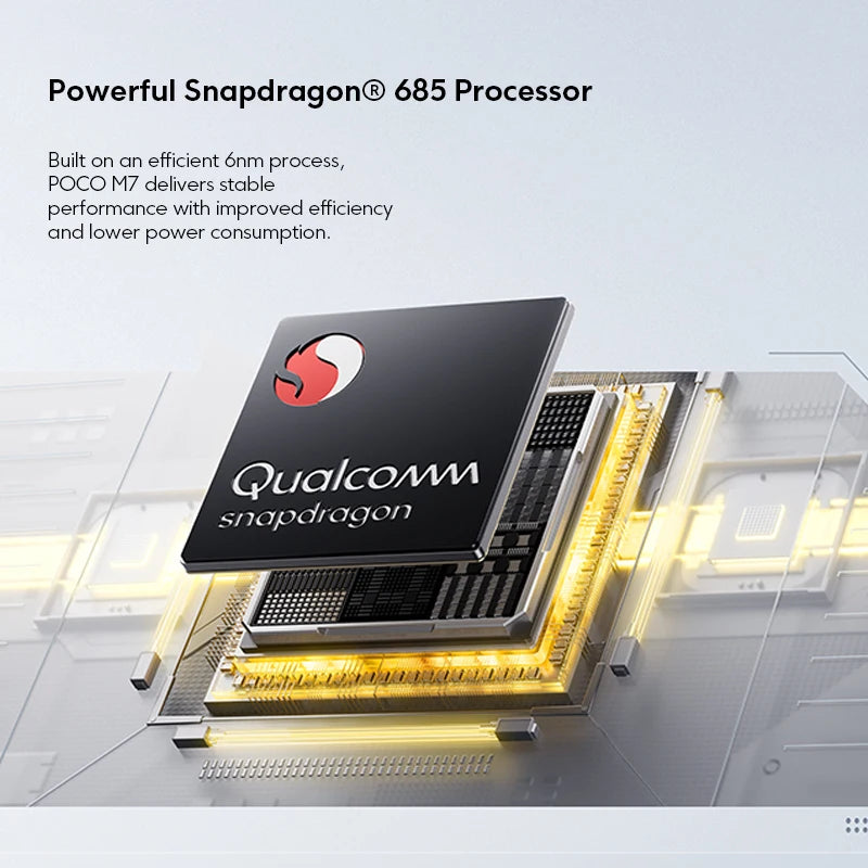 【World Premiere】POCO M7 Global Version Smartphone Snapdragon 685 IP64 7000mAh battery Immersive 6.9" FHD+ display NFC 33W