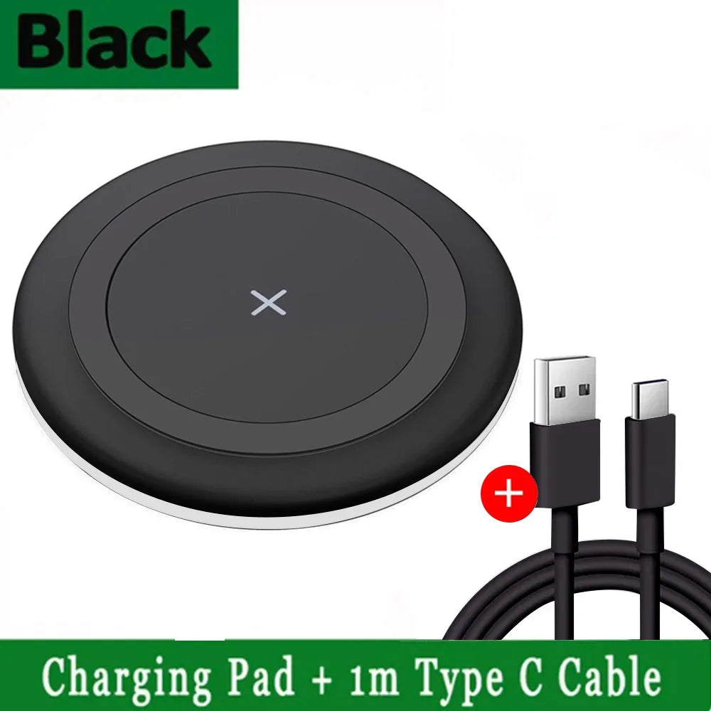 Mini 15W Magnetic Wireless Charger Pad For Magsafe iPhone 17 16 15 14 13 12 Pro Max Samsung LED Magnet Fast Charging Phone Stand