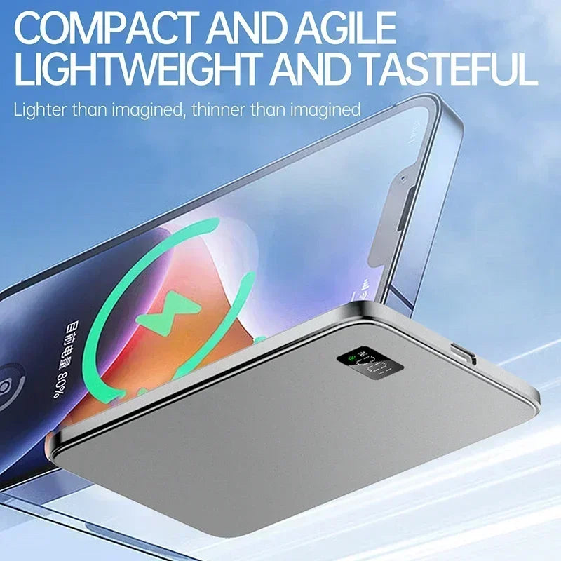 Lenovo Large Capacity Magnetic Power Bank  20W Wireless Fast Portable Charger for Magsafe Powerbank for iPhone Samsung 2026 New