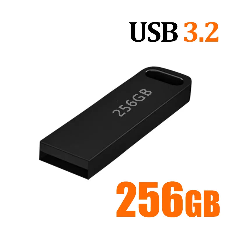 2TB Flash Drive USB 3.2 Super High Speed Transfer Metal Mini U-Disk Pen Drive Type C Memory Waterproof Disk SSD U-Drive ﻿