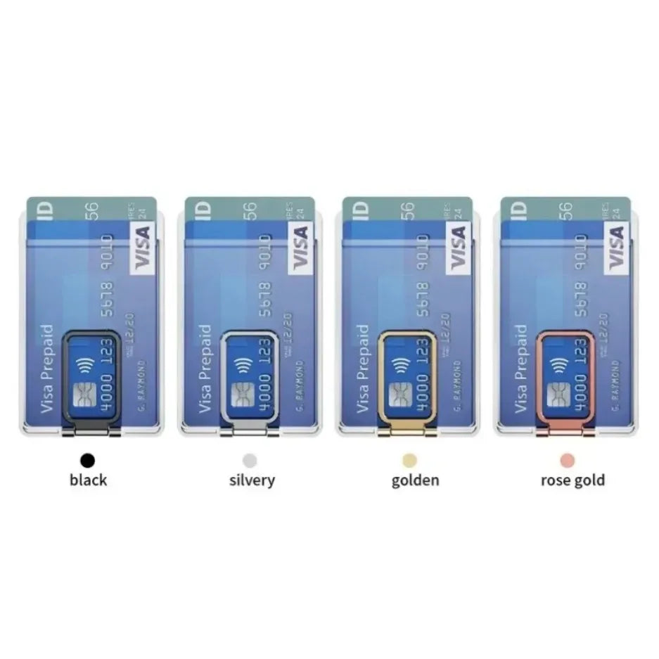 Magnetic Phone Card Holder 2 In 1 Magnetic Card Stand Bank Card Storage For Magsafe iPhone 17 16 15 14 13 Safe Phone Shell Mount