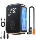 EAFC 150PSI Tire Inflator Portable Air Compressor Cordless Air Pump Tires Air Pump with LED Light Tire Ball Electric Inflator