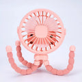 Portable Fan Tripod Adjustable 360 Degree Rotation Baby Stroller Low Decibel Electric Fan USB Charging Suitable for Outdoor Use