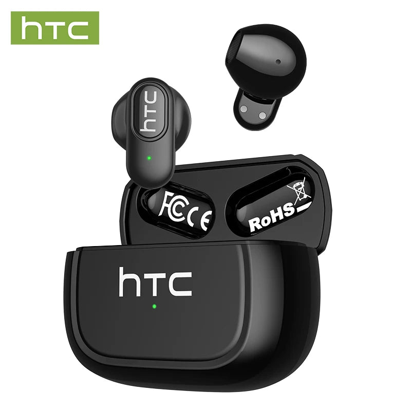 Ai Translation Bluetooth Headphones HTC Wireless Earphones Comfortable Earbuds Clear Sound Quality Earpiece Noise Cancelling Mic