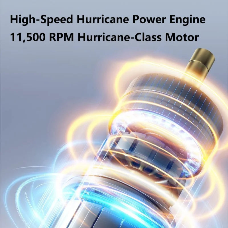 Lenovo Ultra-Quiet Fan Powerful Wind Summer Super Mini USB Rechargeable Quiet Digital DisplayHigh Speed Pocket Fan New