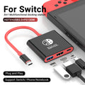 3 In 1 USB C HUB Type C to HDMI 4K with PD 100W Fast Charging USB 3.0 Docking Station for Switch MacBook Laptop Computer Phone