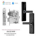 TTLock Bluetooth-compatible Fingerprint Door Lock Code Card Key Touch Screen Smart Door Lock Digital Electronic Lock For Home