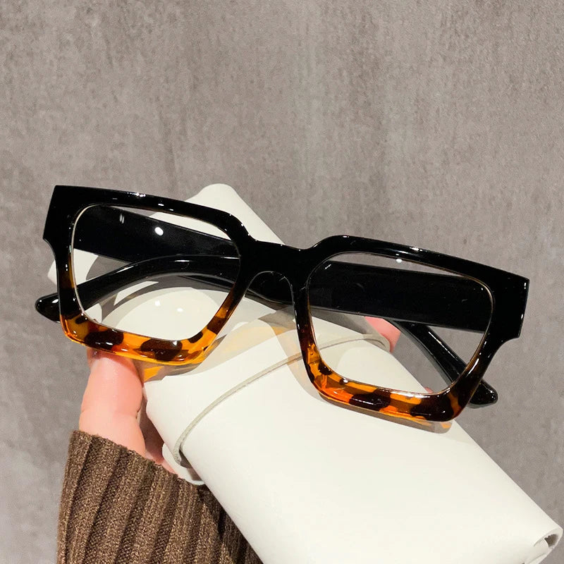 New Transparent Computer Glasses Frame Women Men Anti Blue Light Square Eyewear Blocking Glasses Optical Spectacle Eyeglass ﻿