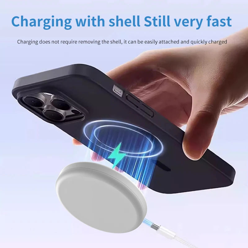 New Magnetic Wireless Charger Pad Stand for Magsafe iPhone 17 16 15 14 13 12 Pro Max Fast Charging Station Magnet Chargers Dock