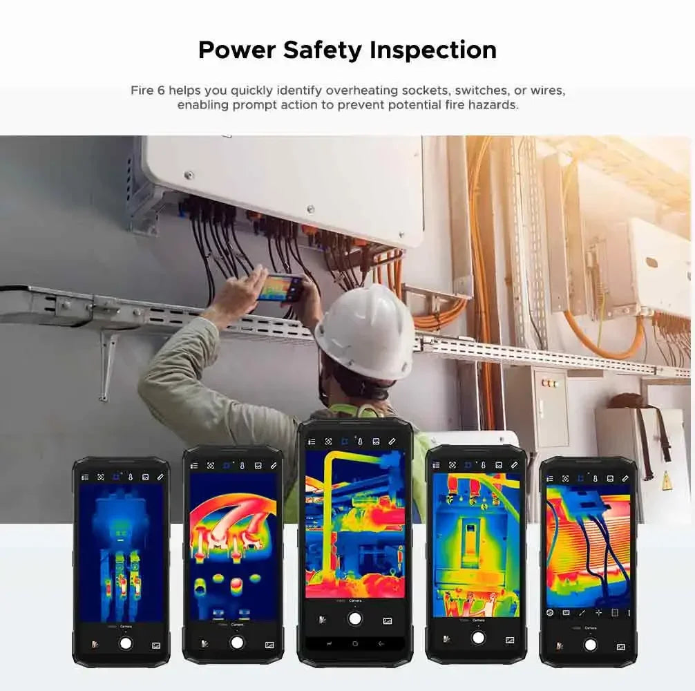 【Brand+】World Premiere DOOGEE Fire 6 Rugged Phone 6.56" 90Hz Display 6GB RAM 256GB ROM 50MP AI Main Camera 10400mAh/18W