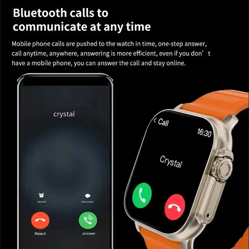 Original T800 Ultra2 Smart Watches 2.19 Inch Smart Watch Bluetooth Call IWO Series 8 Sports Smartwatch Women Men For IOS Android