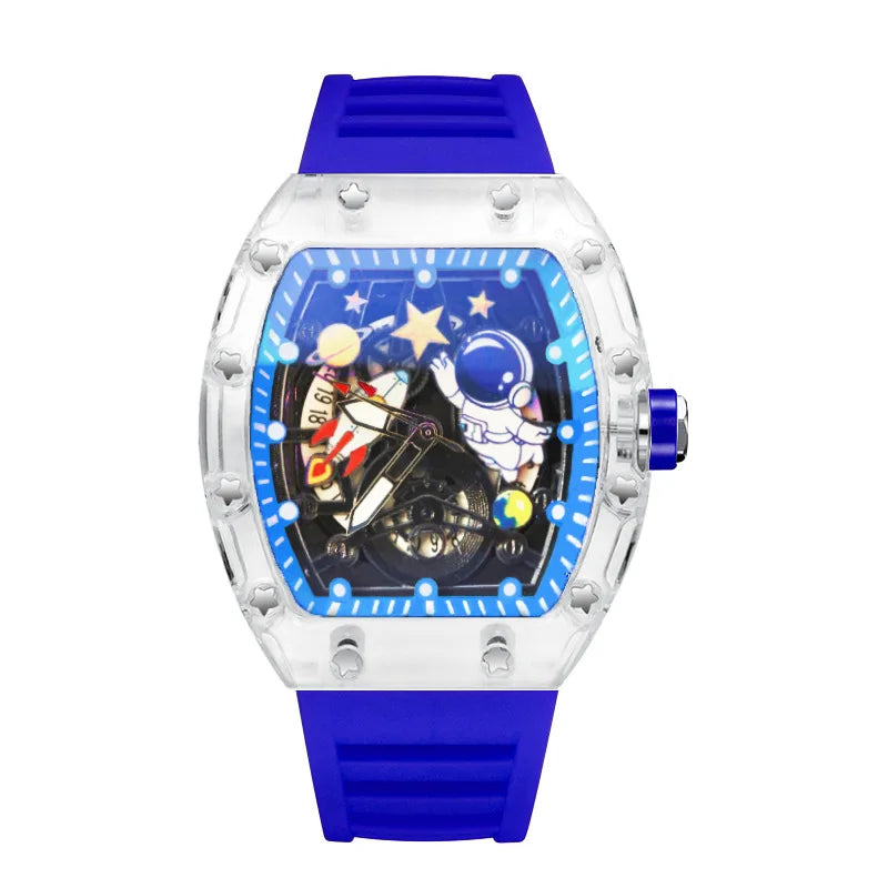 Astronaut Engraving Design Quartz Watch for Men Fashion Luminous Cool Business Watches Personality Watch Luxury Sport AAA Clock