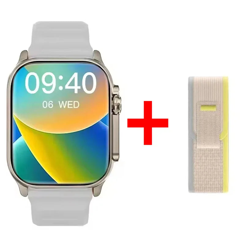 New Watch T900 U2 Smart Watch 49mm 2026 New NFC Men Women GPS Track Bluetooth Call BT Music Games Wireless Charging Smartwatch